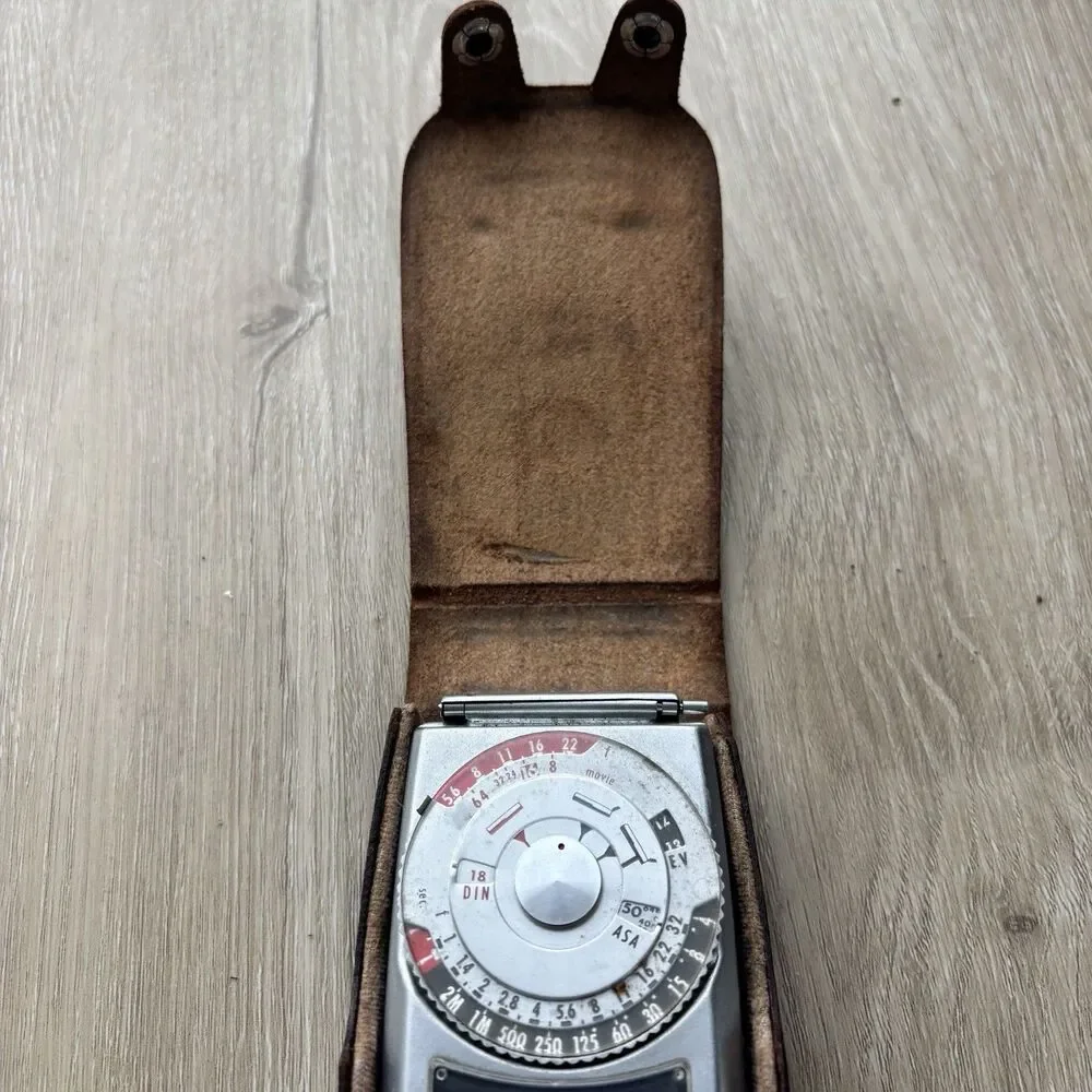 Vintage SEKONIC Light Meter Analog Photography L-28 EV ASA Film Made Japan
